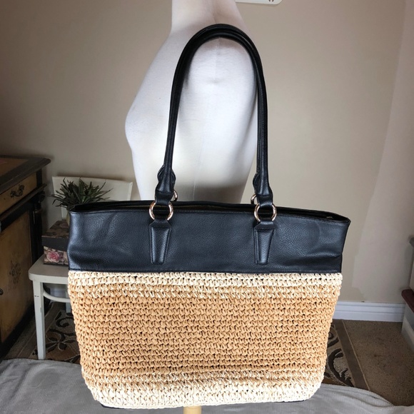 Gusacci purse woven straw hand bag - Picture 2 of 8